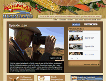 Tablet Screenshot of americasheartland.org